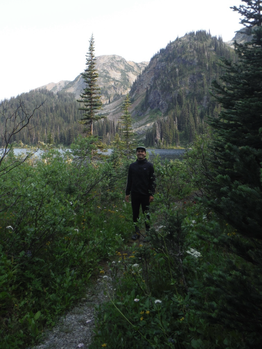 Kodiak Richards in the Canadian wilderness, film photograph
